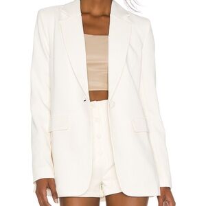 Camila Coelho Cream Blazer and matching shorts